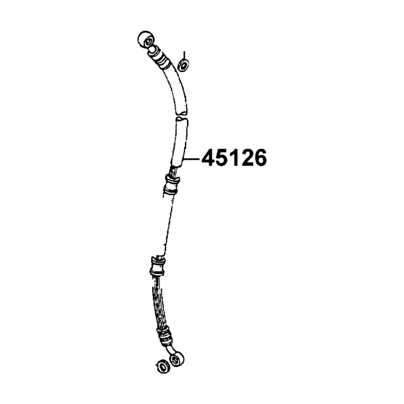 45126-LEA2-910 HOSE ASSY FR BRK — diagram cutout