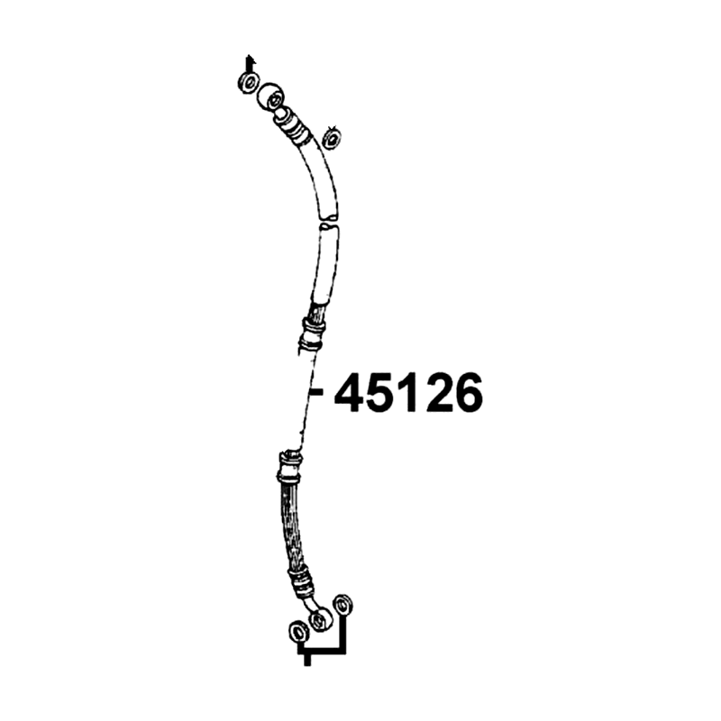 45126-LGR5-E1A HOSE ASSY FR BRK — diagram cutout