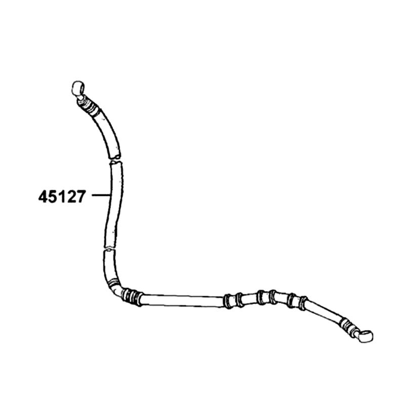 45127-AEC8-E00 HOSE ASSY RR BRAKE — diagram cutout