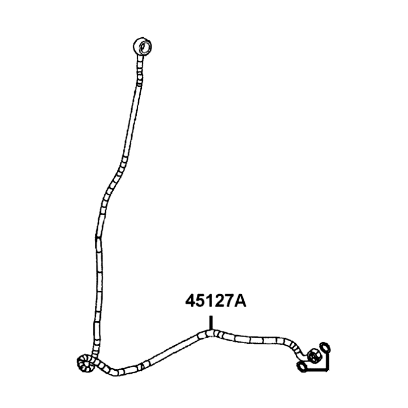 45127-PWB1-900 HOSE BRAKE-MC/JUNCTION — diagram cutout