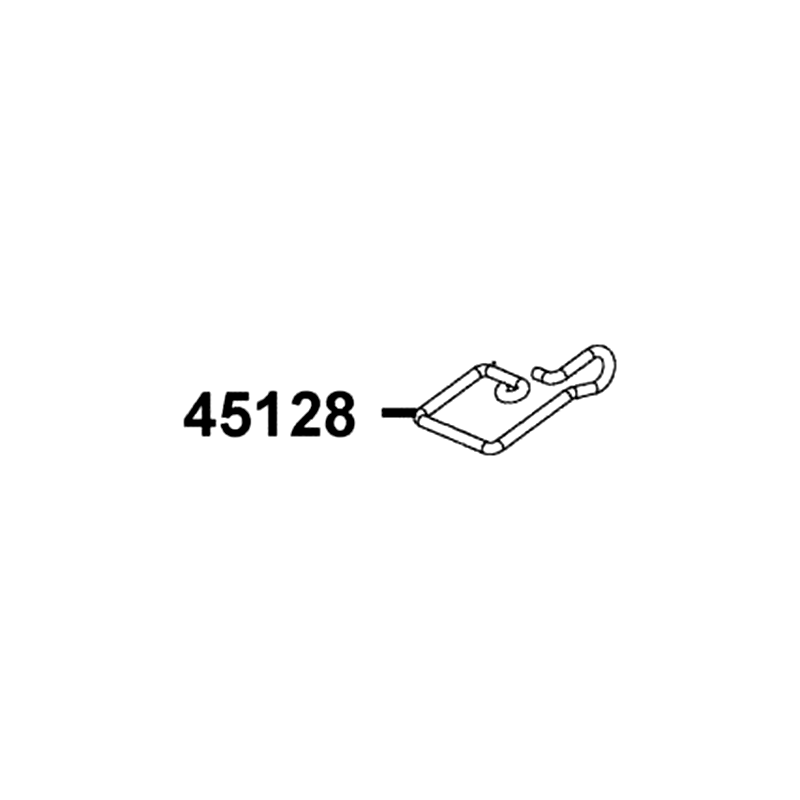 45128-AEB9-E00 CLAMPER FR BRK HOSE — diagram cutout