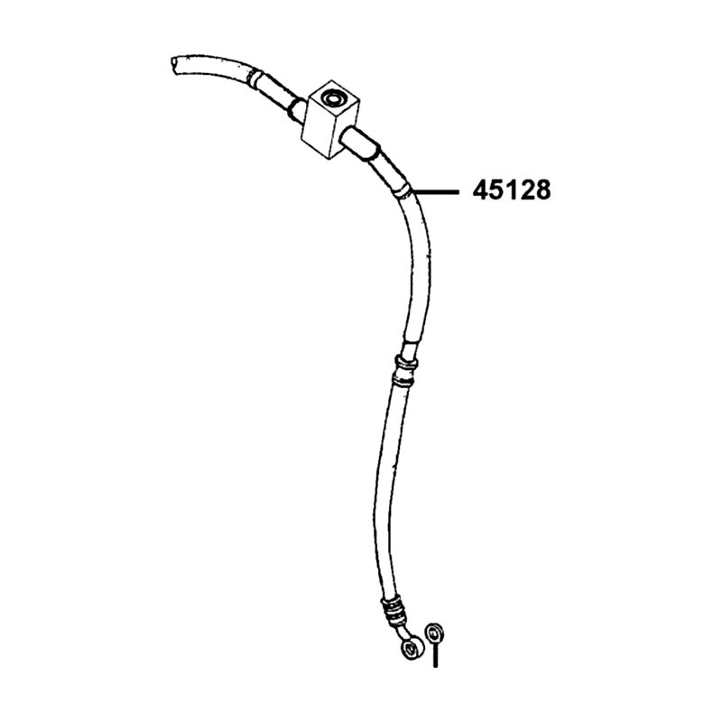 45128-ALC1-900 HOSE ASSY FR BRAKE-JUNCTION — diagram cutout