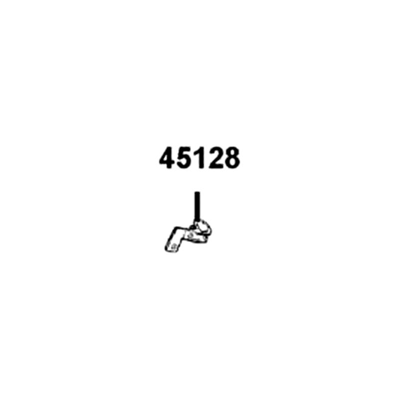 45128-LEA2-910 CLAMPER FR BPAKE HOSE — diagram cutout
