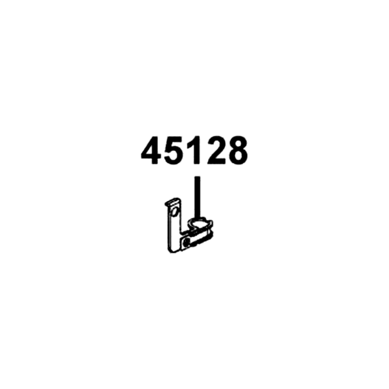 45128-LEB5-C10 CLAMPER FR BRK HOSE — diagram cutout