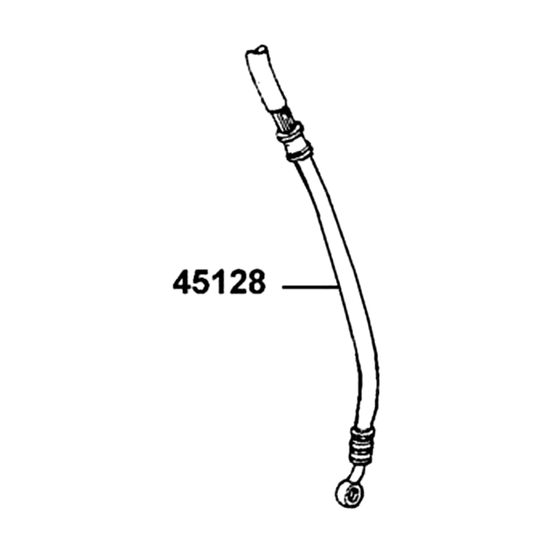 45128-LEE8-E00 HOSE COMP, FR BRK R (C/P) — diagram cutout