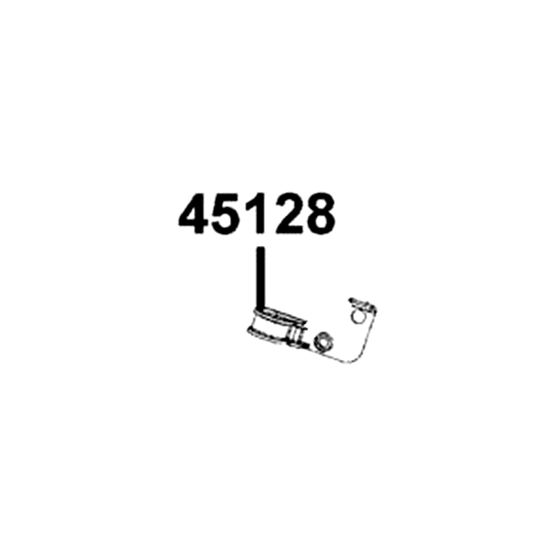 45128-LGE5-E00 CLAMPER FR BRK HOSE — diagram cutout