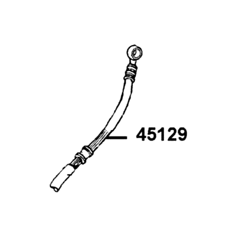 45129-LBA7-900 HOSE ASSY FR (C/P L) BRK — diagram cutout