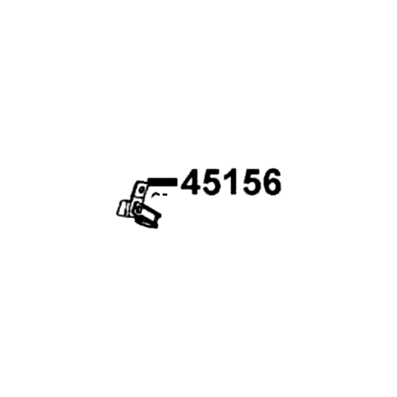 45156-KNBN-C00 CLAMPER FR BRAKE HOSE — diagram cutout