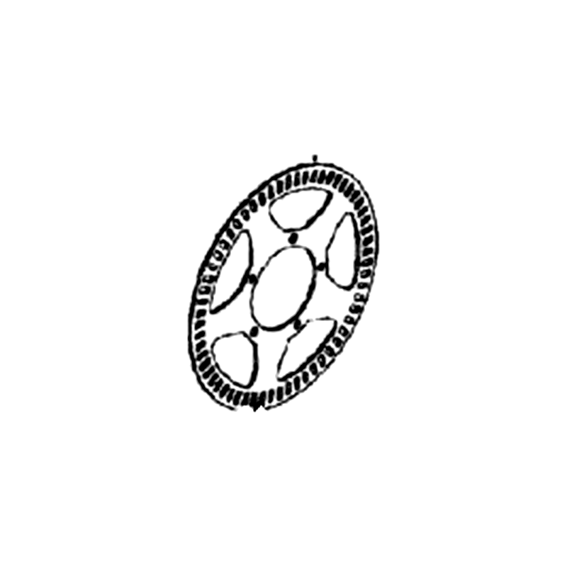 45352-AED9-E10 DISK FR BRK — diagram cutout