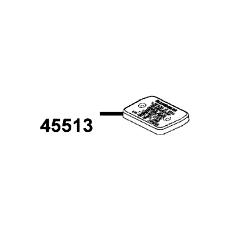 45513-KKC4-900 CAP M/C — diagram cutout