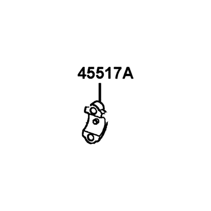 45517-LBF3-800-M2A HOLDER HANDLE BRACKET — diagram cutout