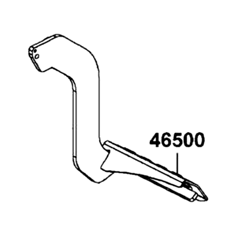 46500-ALE8-E00 PEDAL BRAKE — diagram cutout