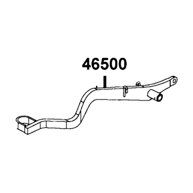 46500-LCD9-E00 PEDAL COMP RR BRAKE — diagram cutout