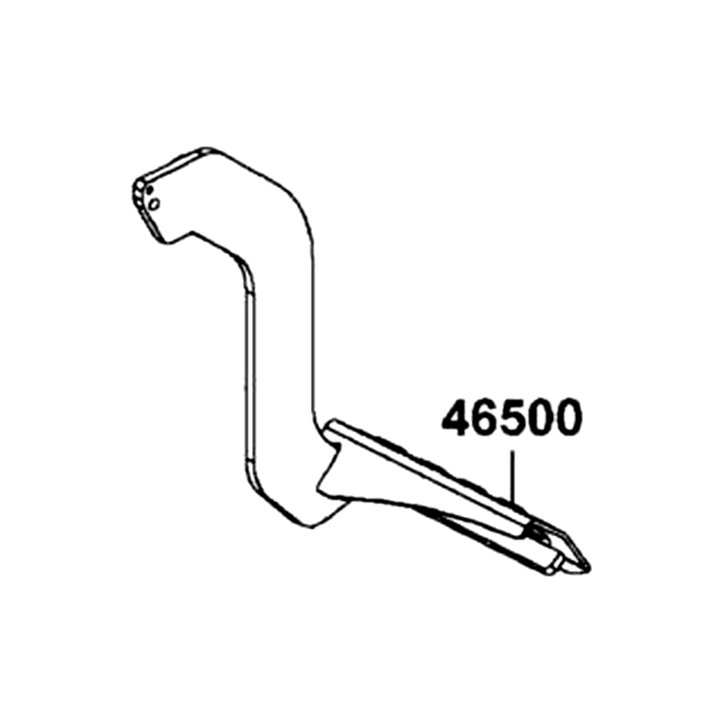 46500-ZWA2-E00 PEDAL BRAKE — diagram cutout
