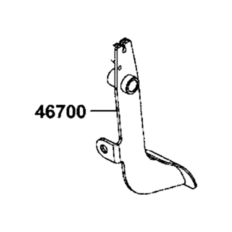 46700-ALE8-E00 PEDAL THROT — diagram cutout