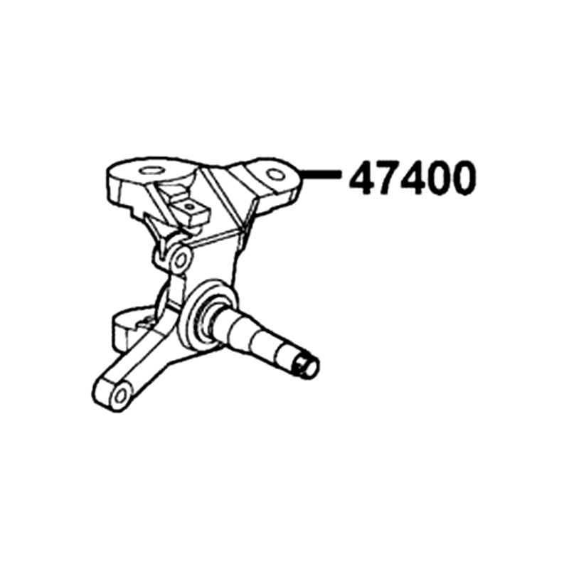 47400-LCA5-E00 KNUCKLE ASSY R STEERING — diagram cutout
