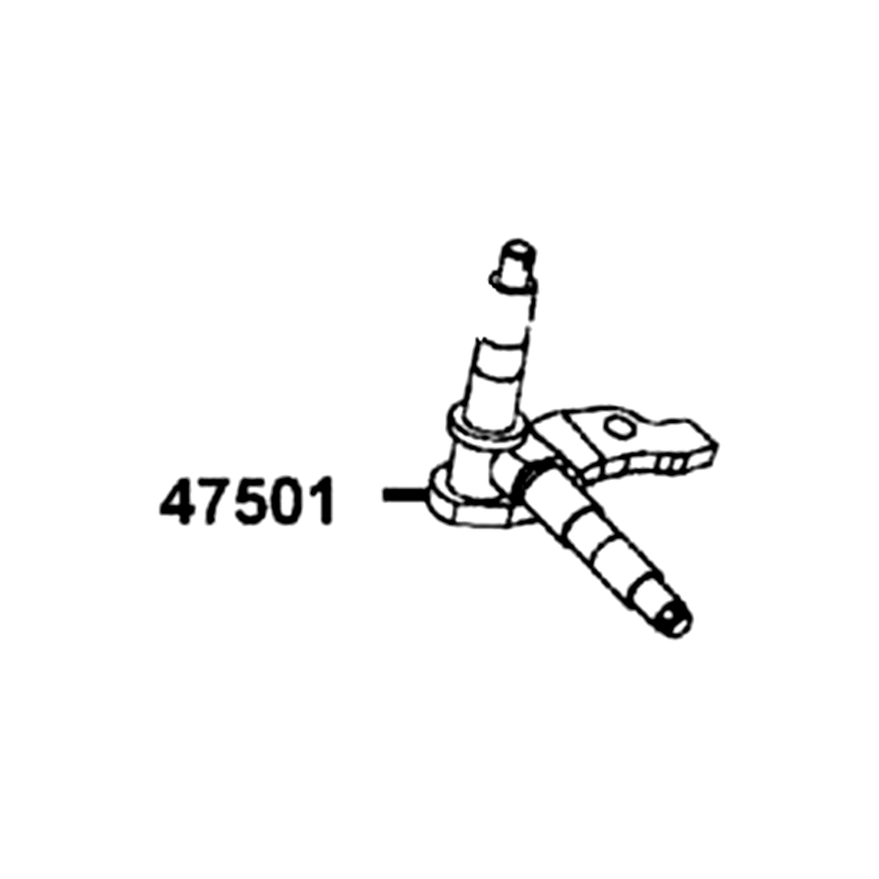 47501-LBD4-900 SHAFT L STEERING — diagram cutout