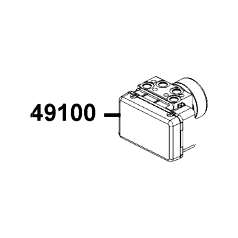 49100-ACD5-E01 MODULATOR ASSY ABS — diagram cutout