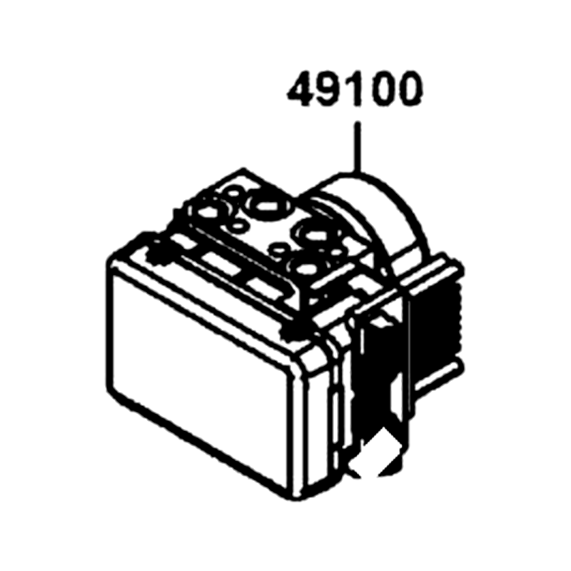 49100-LGC6-E00 MODULATOR ASSY ABS — diagram cutout