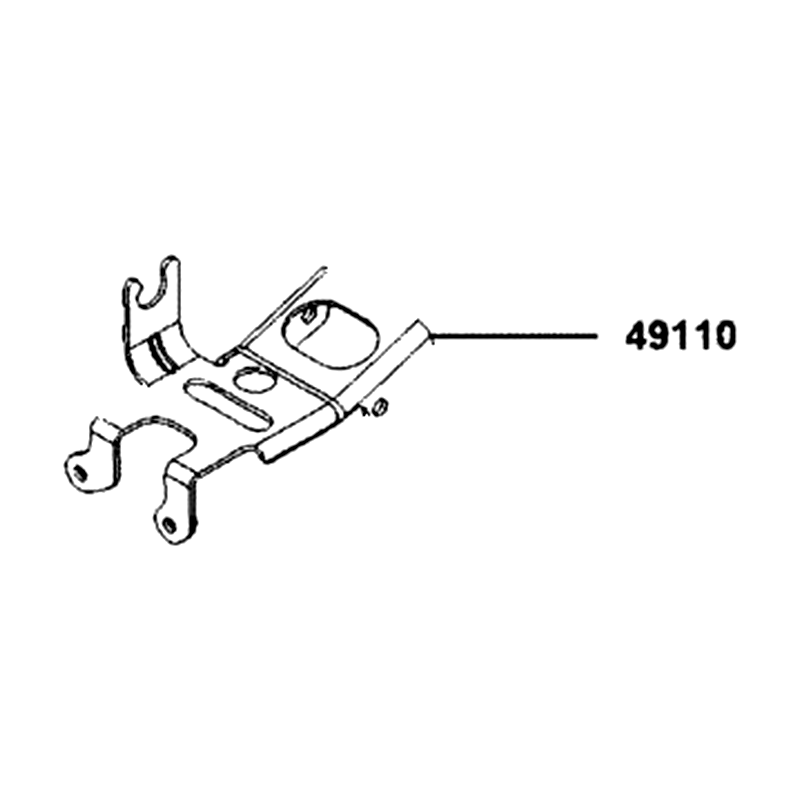 49110-AKB8-E00 STAY ABS — diagram cutout