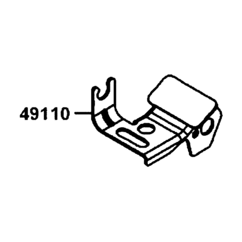 49110-LGC6-E00 STAY ABS — diagram cutout