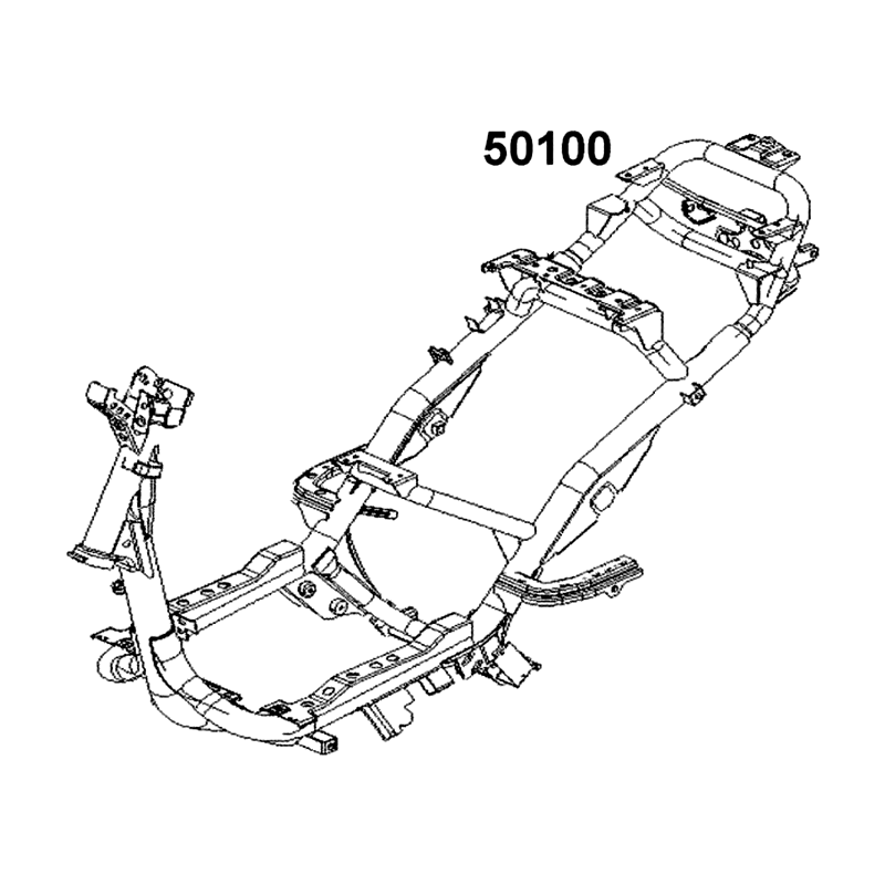 50100-ADB1-M30 "BODY COMP.. FRAME" — diagram cutout