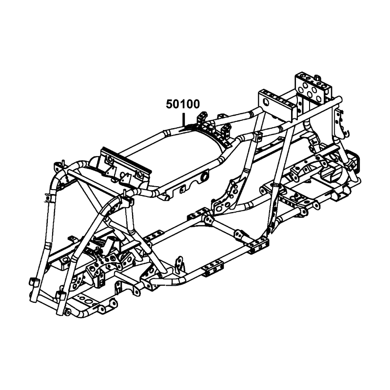 50100-AEB8-M00 BODY CUMP FRAME — diagram cutout