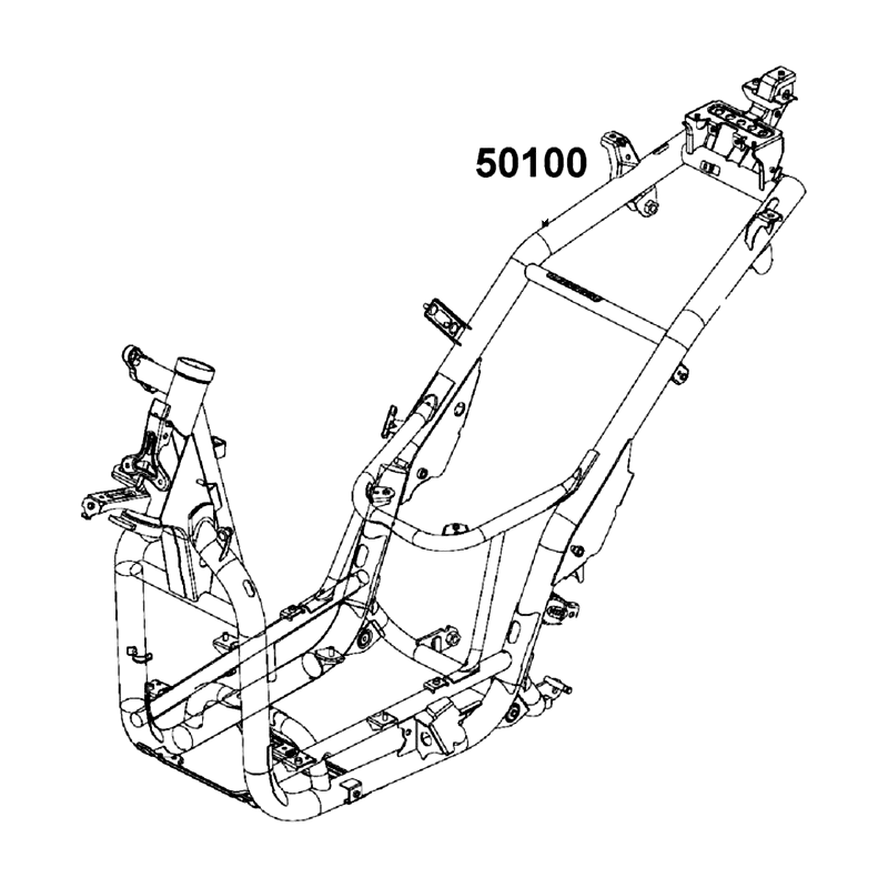 50100-AEB9-M30 BODY COMP FRAME — diagram cutout