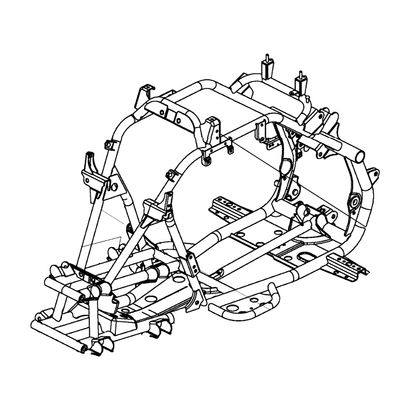50100-LDF3-900 BODY COMP FRAME — diagram cutout
