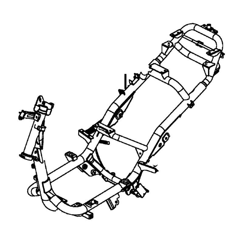 50100-LDF7-M30 BODY COMP FRAME — diagram cutout