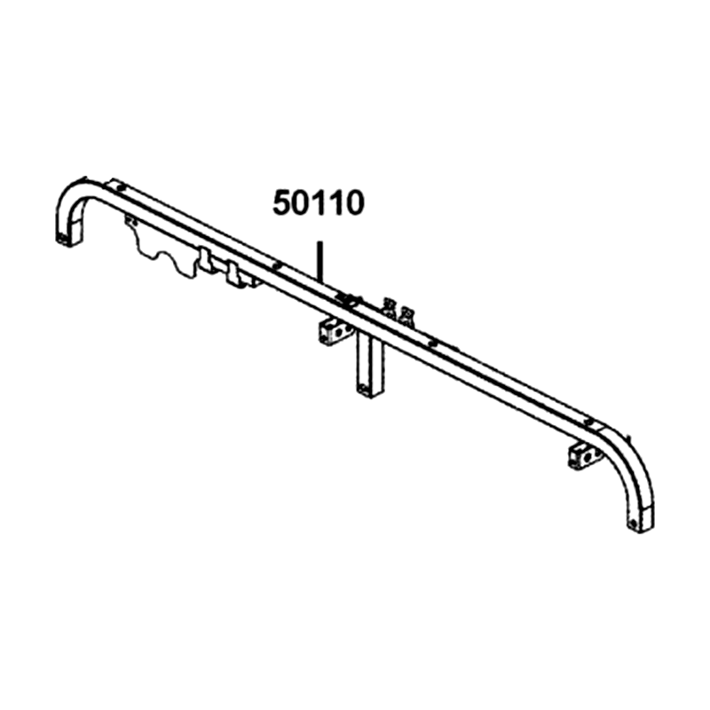 50110-LKM8-700 SUB CROSS PIPE FRAME — diagram cutout