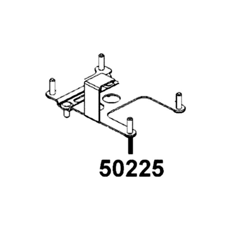 50225-PRB2-900 STAY ECU — diagram cutout