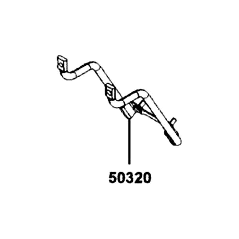 50320-BAA7-E00 STAY RR FENDER — diagram cutout
