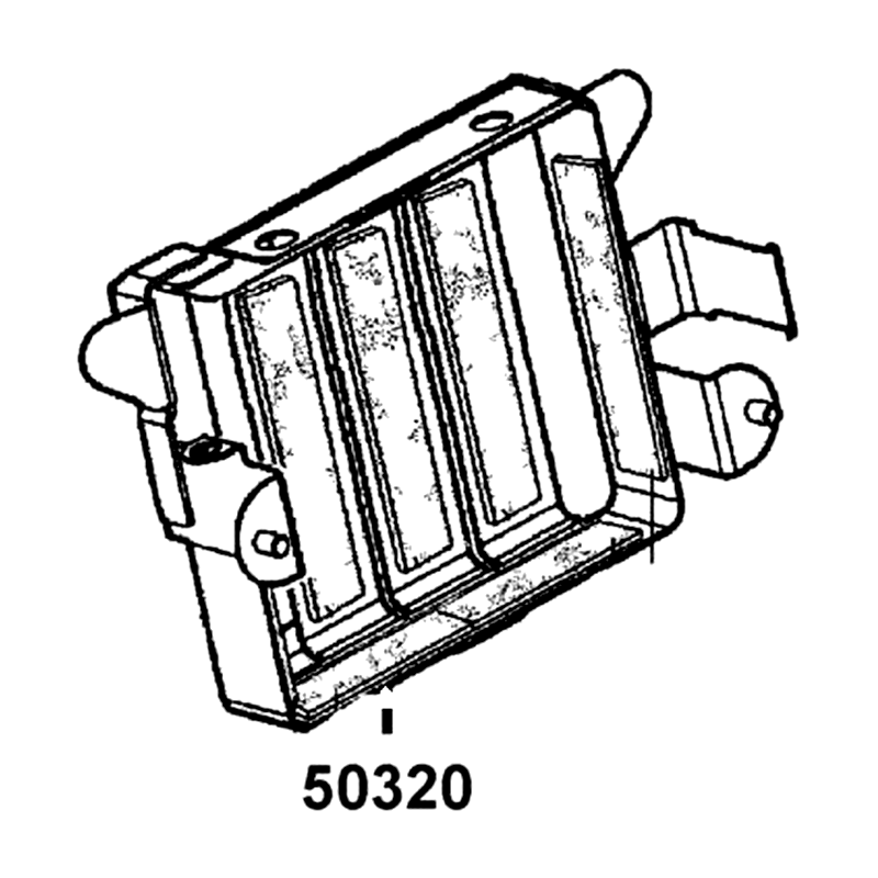50320-KBE2-540 CASE COMP BATT — diagram cutout