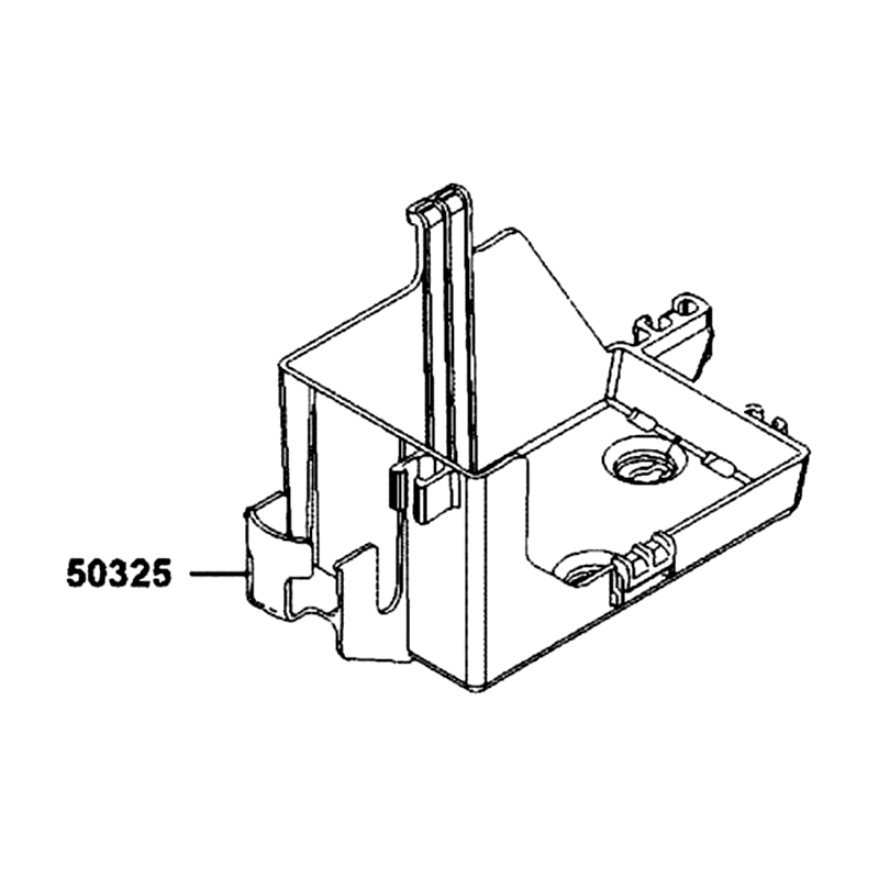 50325-AKB8-E01-N1R CASE BATTERY (Black) (Black) — diagram cutout