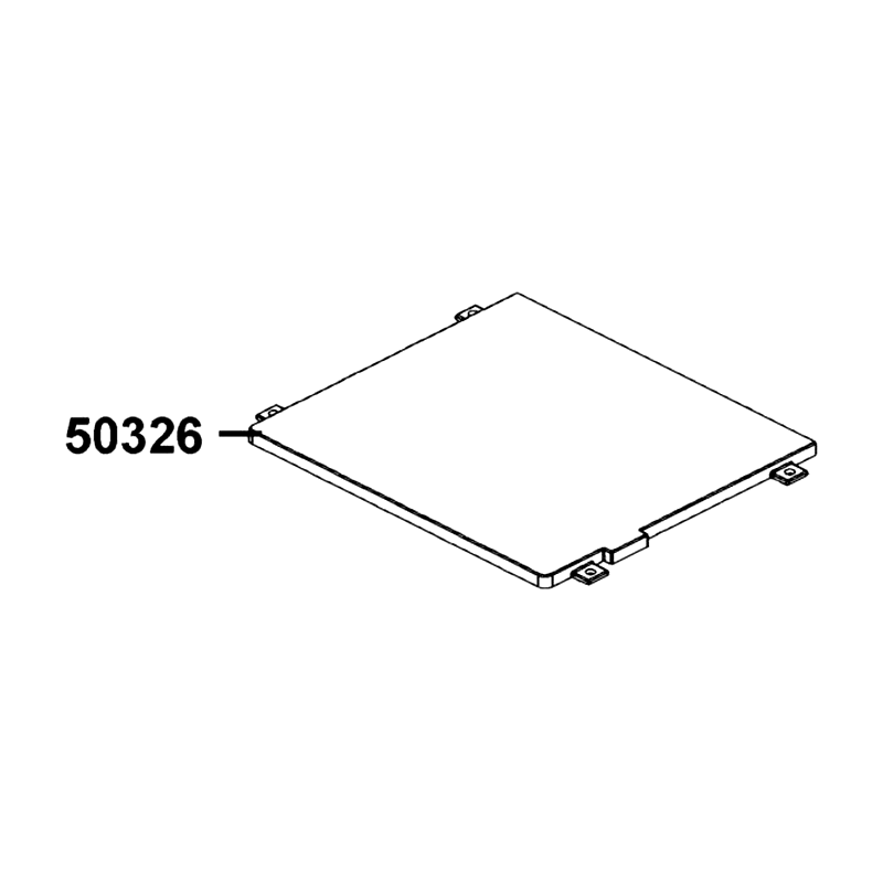 50326-LEE8-E00-N1R COVER BATTERY (Black) — diagram cutout