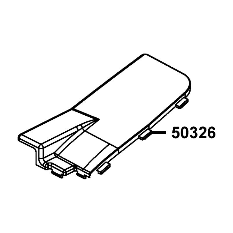 50326-LFA5-600-VEP COVER BATTERY — diagram cutout