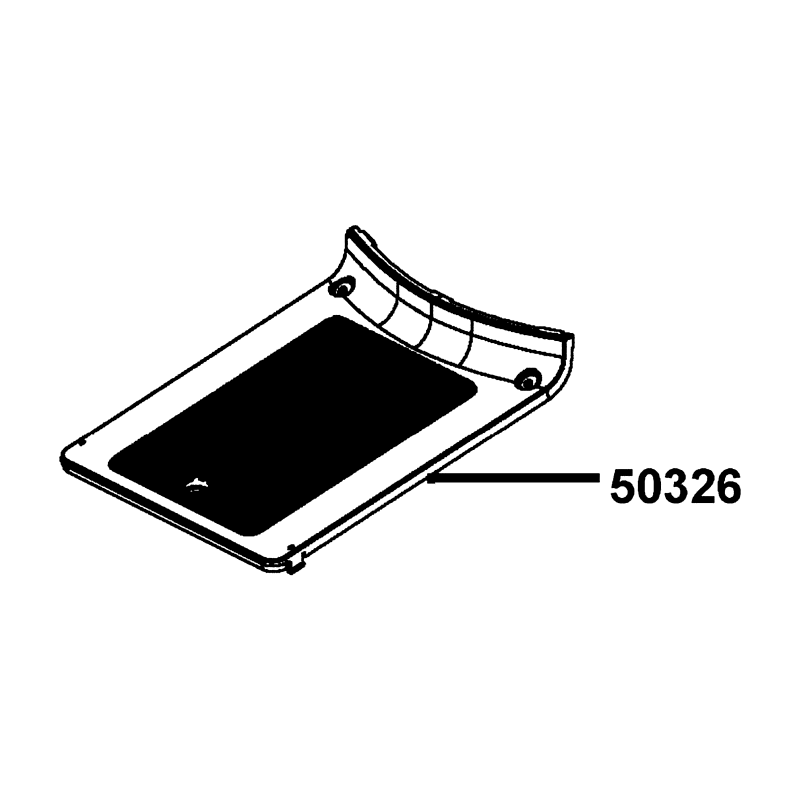 50326-LGR5-E10-N1R COVER BATTERY — diagram cutout