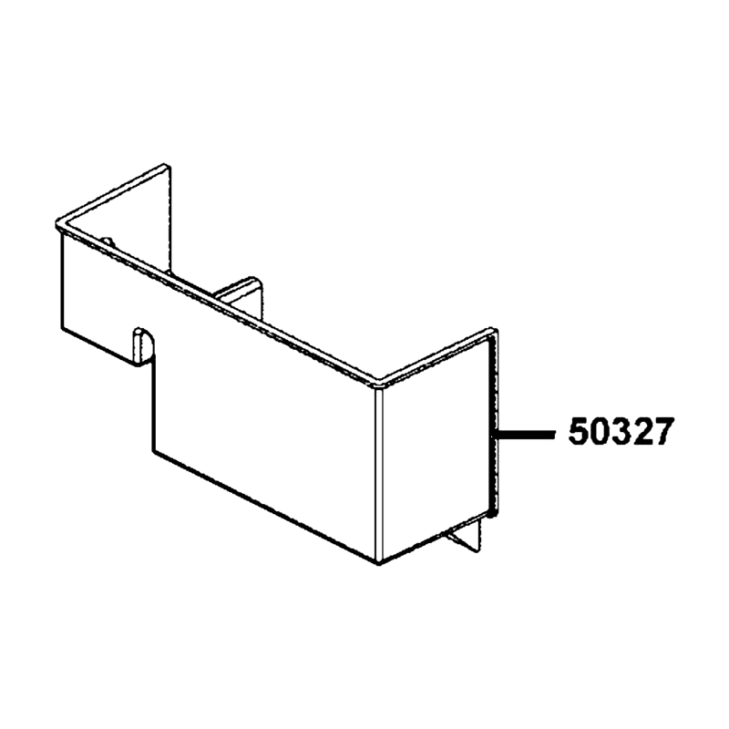 50327-AGA8-M00 CASE. BATTERY — diagram cutout
