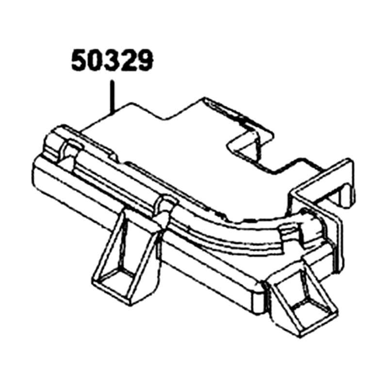 50329-AGJ5-E00-N1R COVER, BATTERY (Black) — diagram cutout