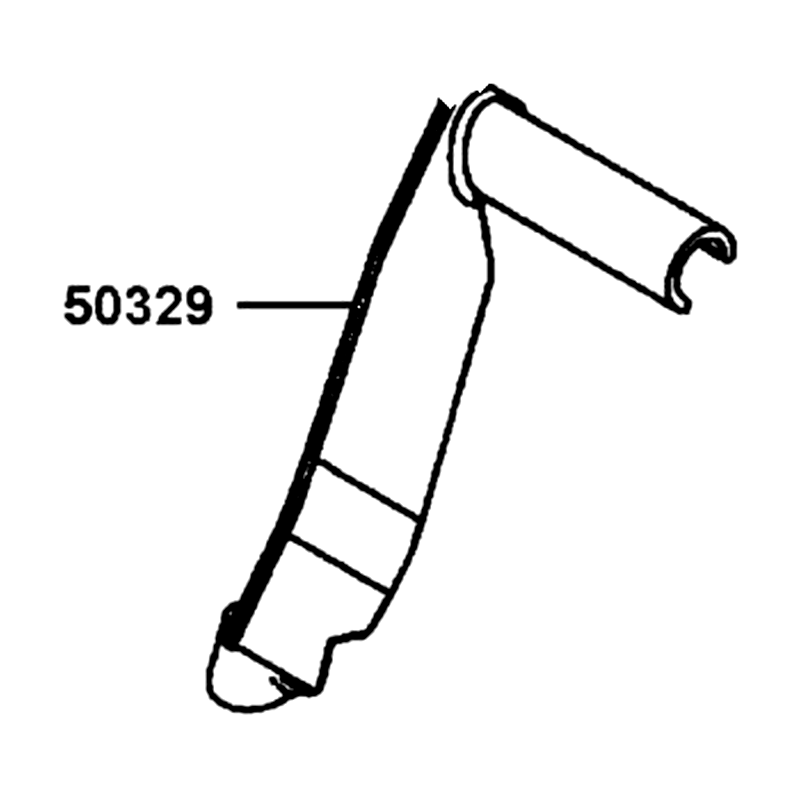 50329-LGC6-E00-N1R PROTECTOR (Black) — diagram cutout