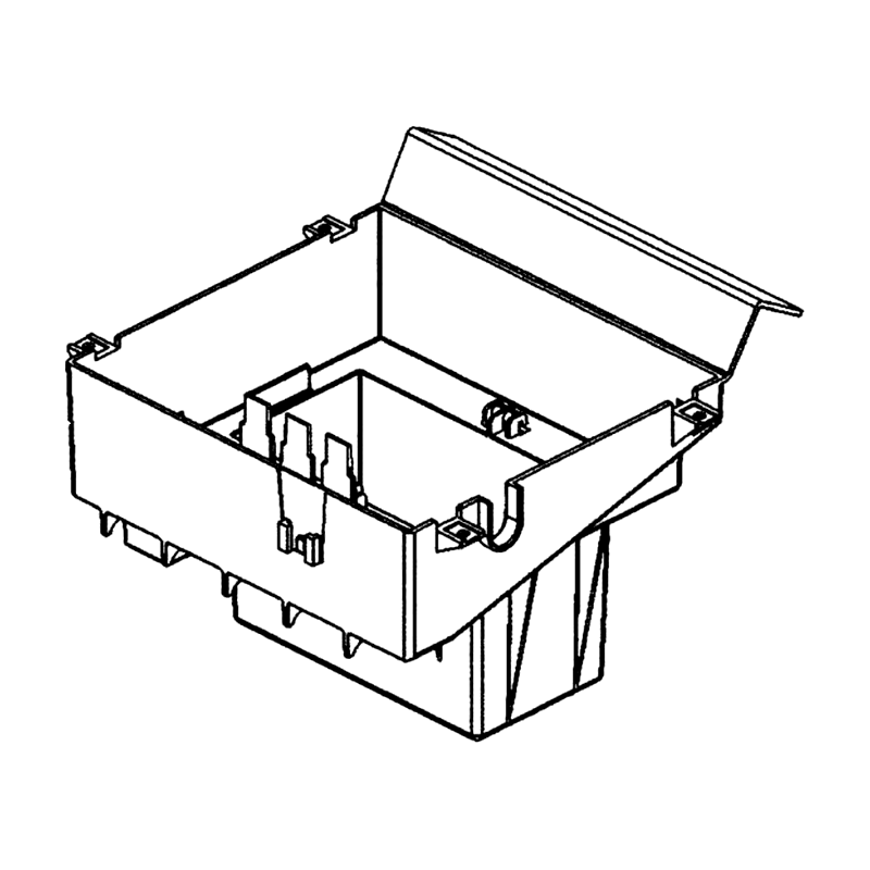 5032A-LEE8-600 CASE ASSY BATTERY — diagram cutout