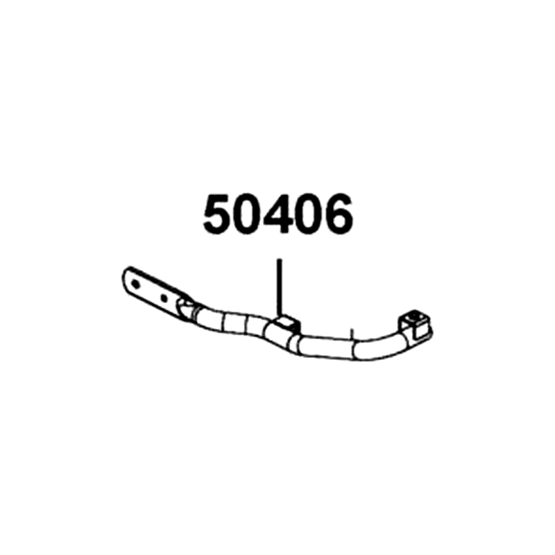 50406-AHA9-E00 REAR STAY L REAR FENDER — diagram cutout