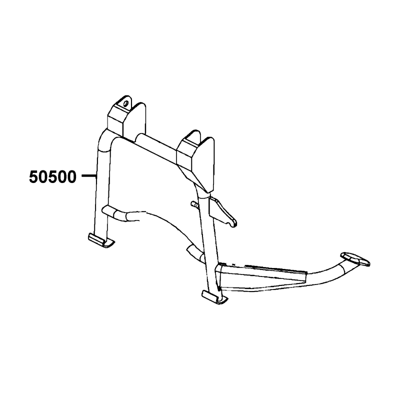 50500-AAB6-E10 STAND COMP MAIN — diagram cutout