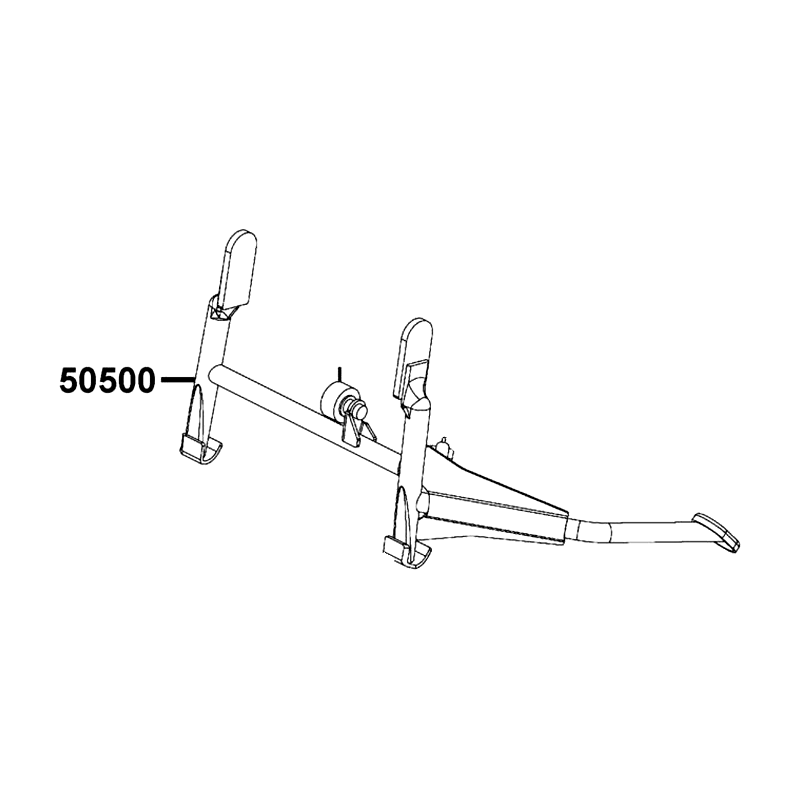 50500-AEB9-E00 STAND COMP MAIN — diagram cutout