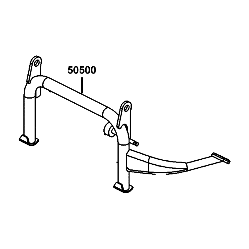 50500-LGE5-E00 STAND COMP MAIN — diagram cutout