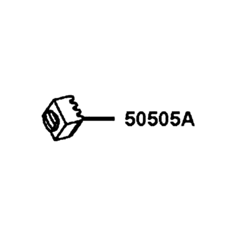 50505-LKB9-900 RUBBER SIDE STAND — diagram cutout