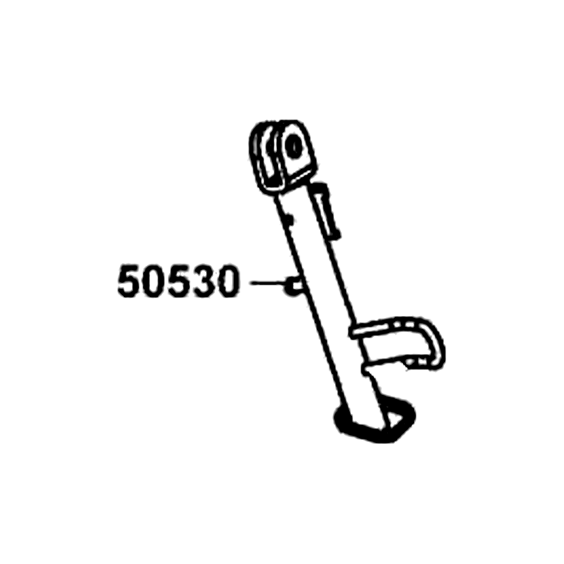 50530-LEA2-900 STAND COMP SIDE — diagram cutout