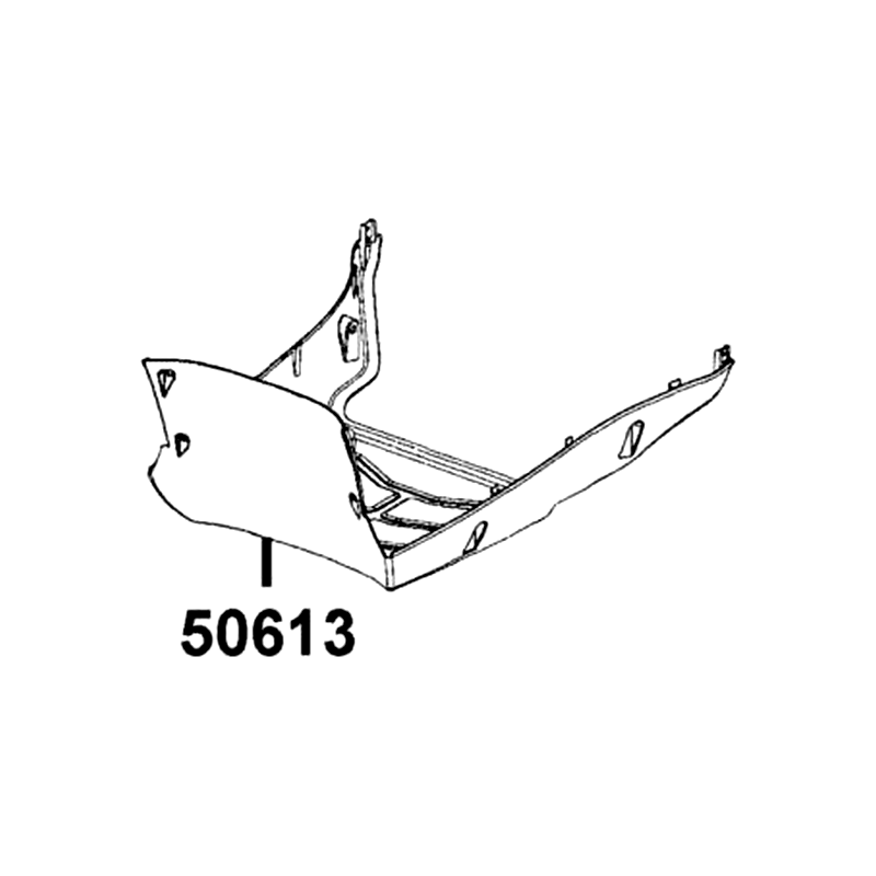 50613-LCB9-C11-N1R COVER UNDER — diagram cutout