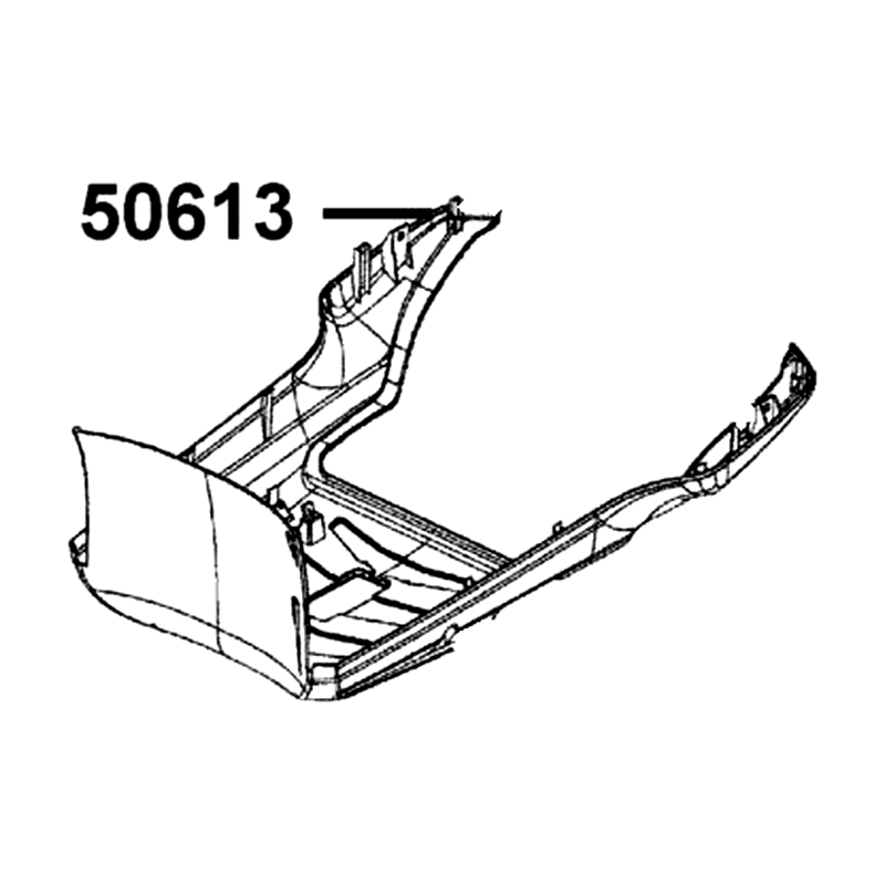 50613-LGB5-E10-N1R COVER UNDER — diagram cutout